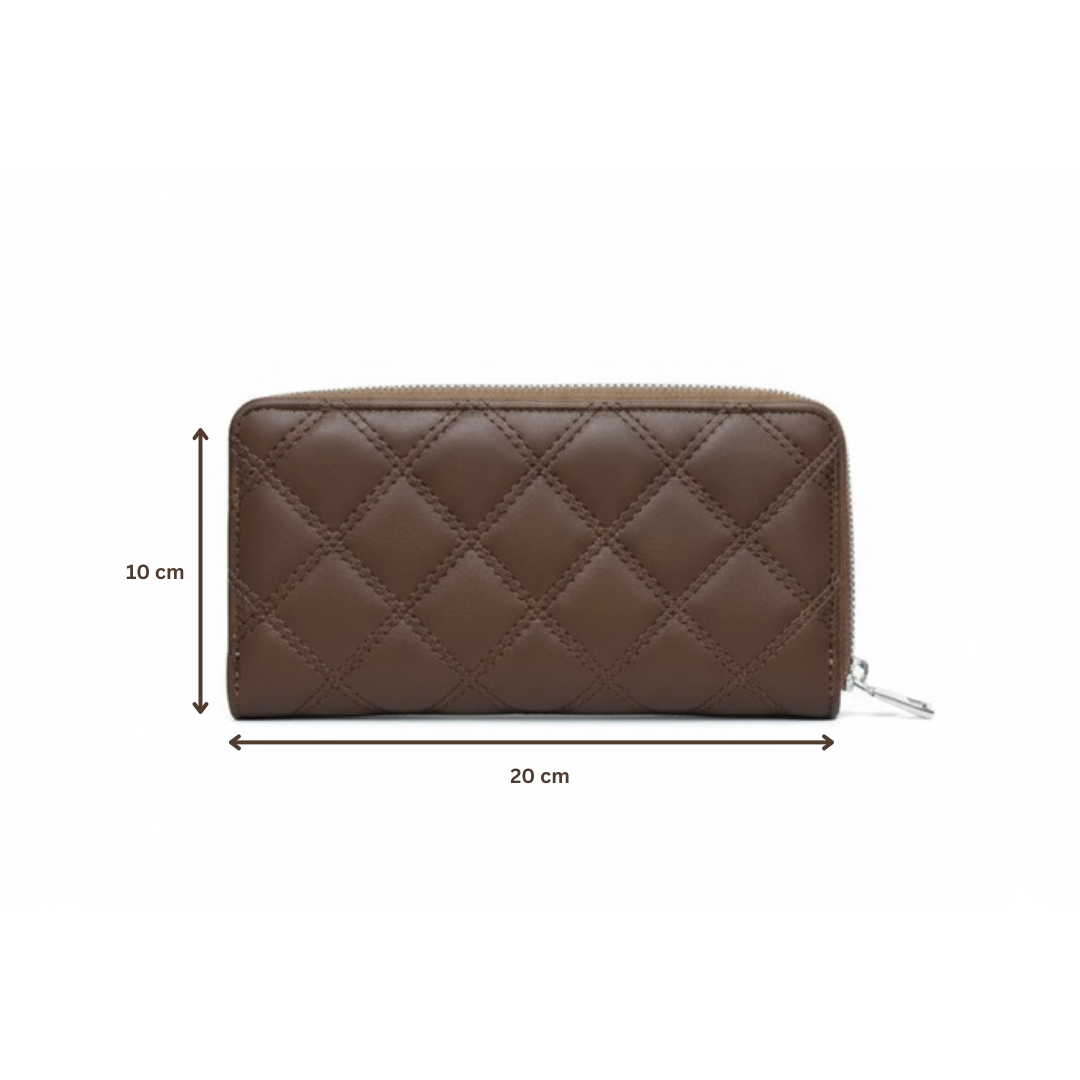 Quilted Long Wallet