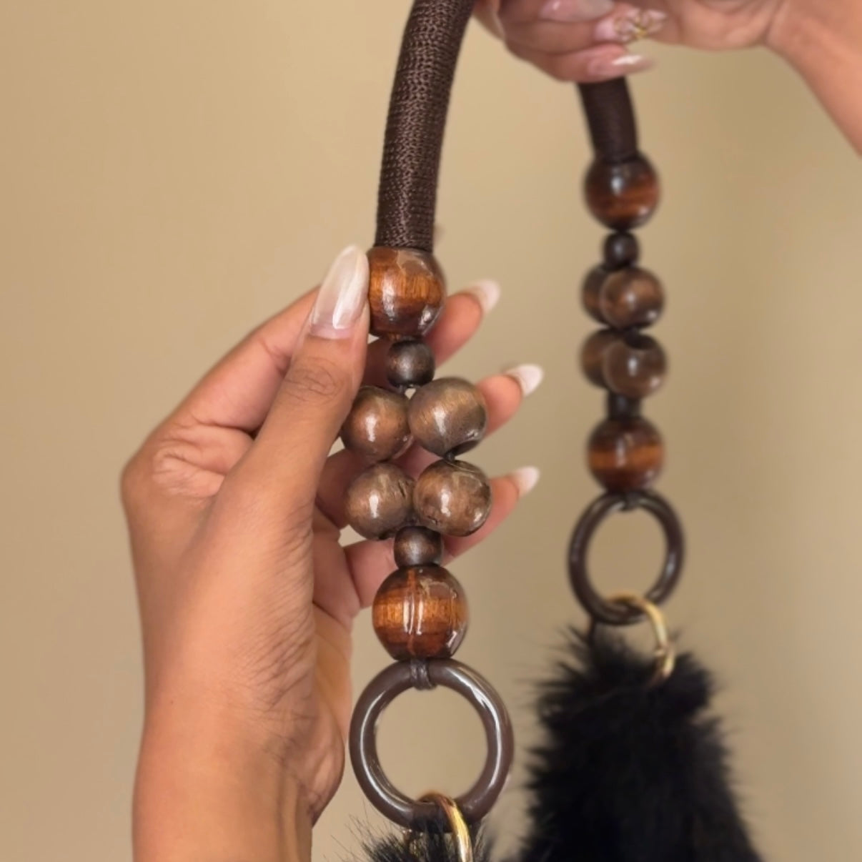 Fur Bucket Shoulder Bag