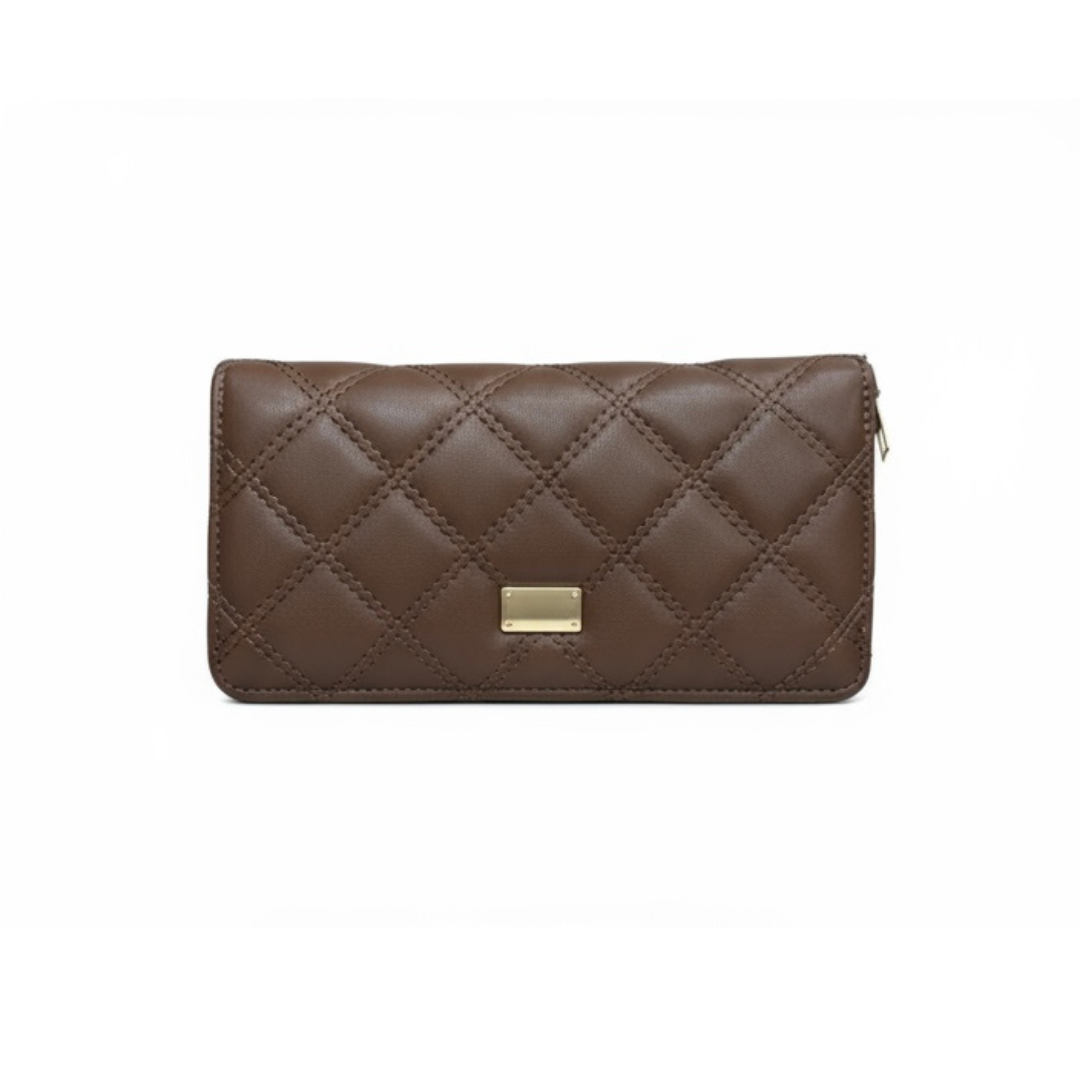 Quilted Long Wallet