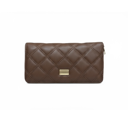 Quilted Long Wallet