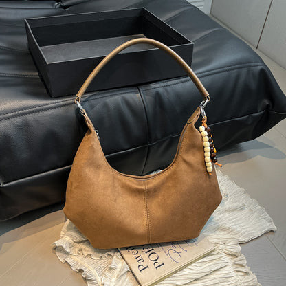 Suede Hobo Bag