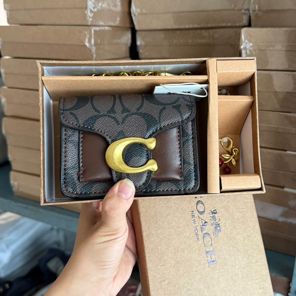 Mini Sling Wallet + 2 Mini Charms