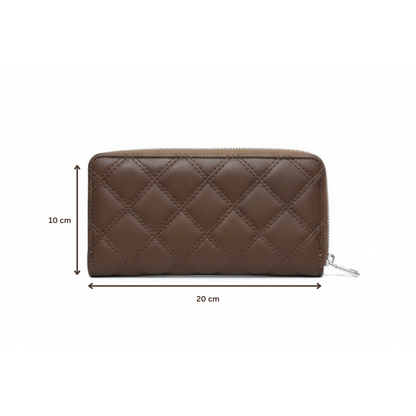 Quilted Long Wallet