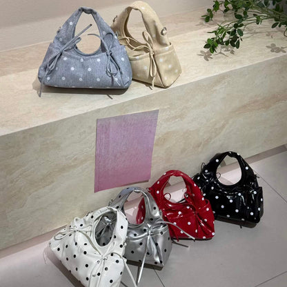 Polka Bow Bag