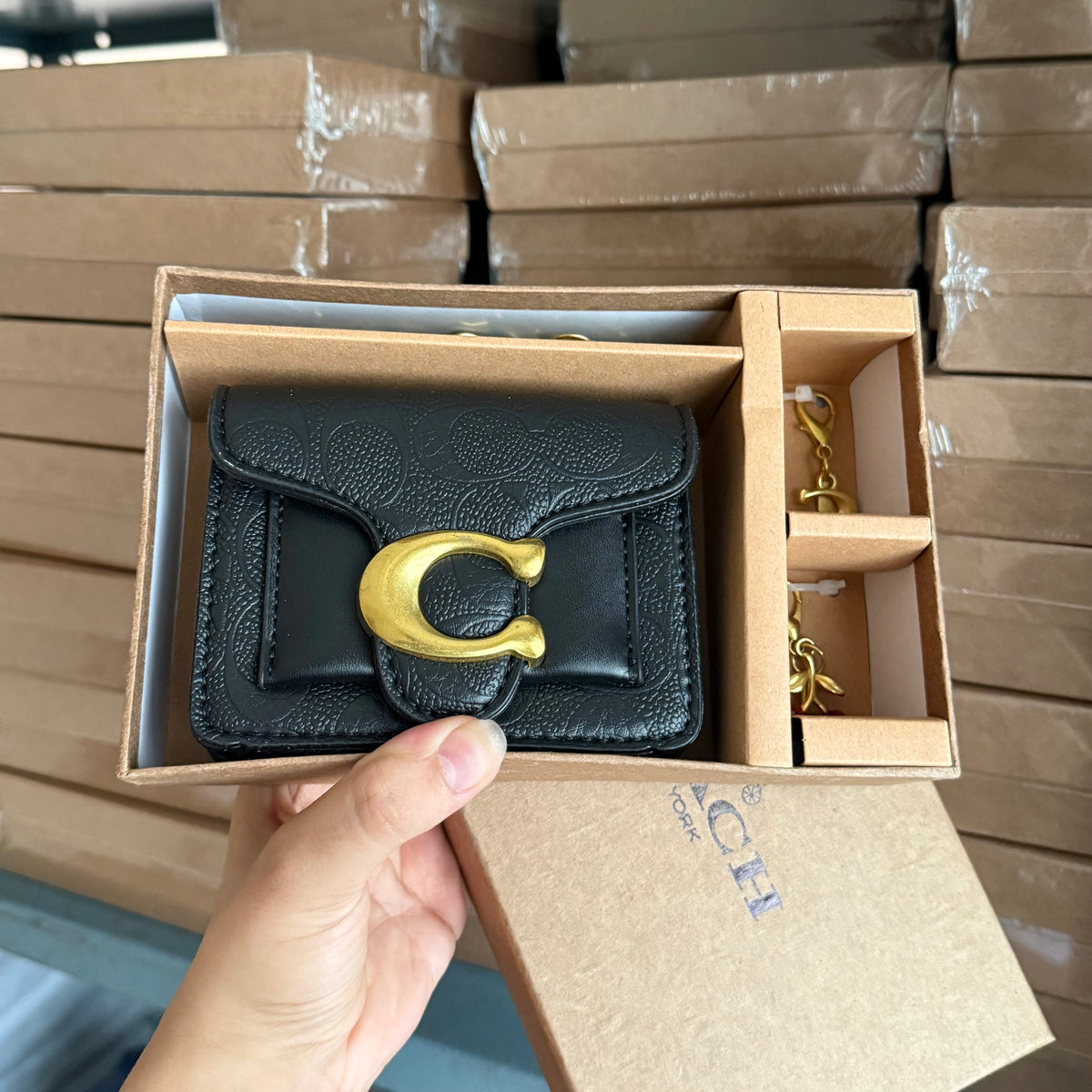 Mini Sling Wallet + 2 Mini Charms