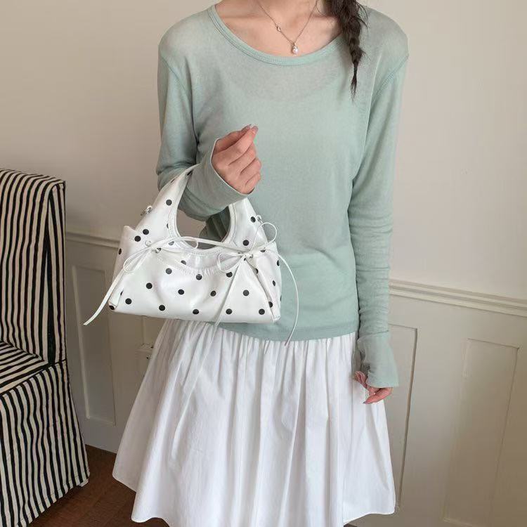 Polka Bow Bag