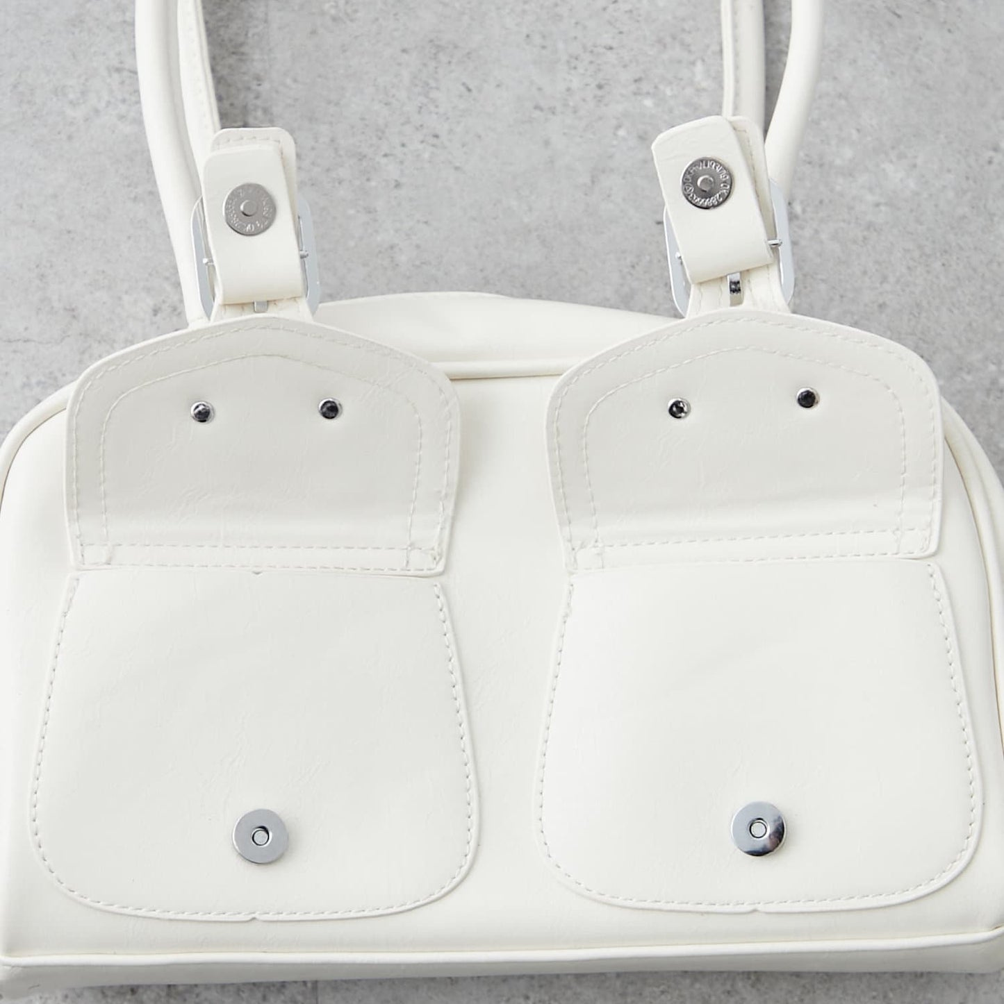 White Flap Shoulder Bag