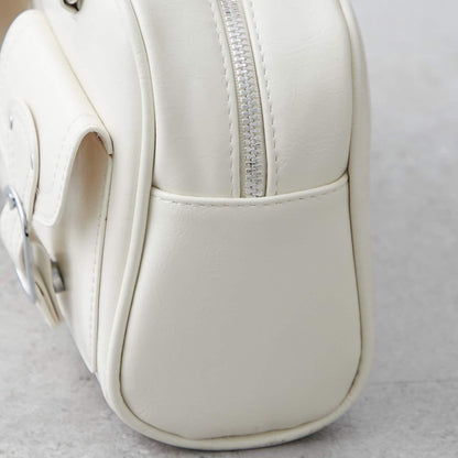 White Flap Shoulder Bag