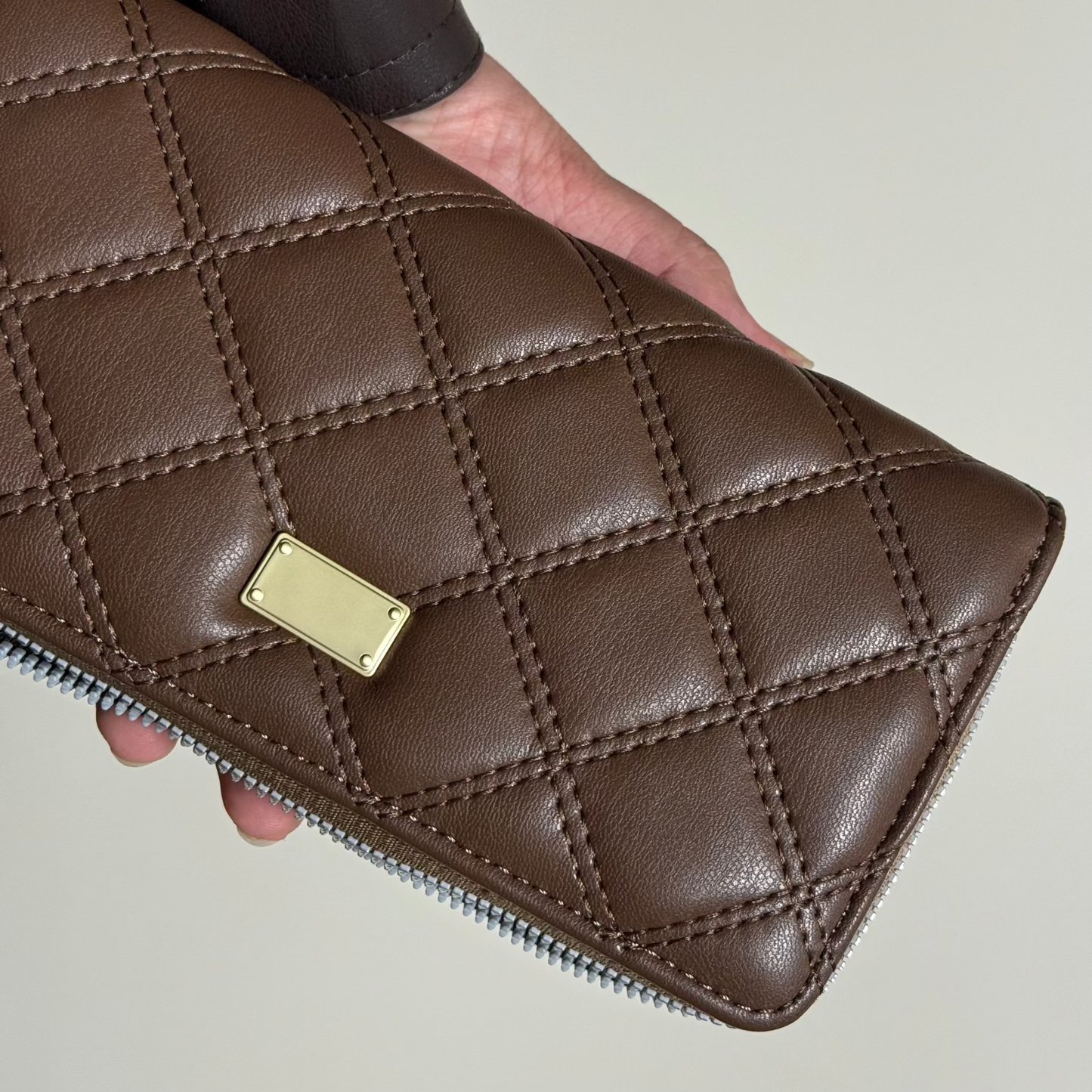 Quilted Long Wallet