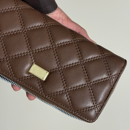 Quilted Long Wallet