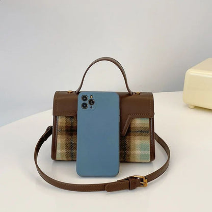 Plaid Crossbody Bag