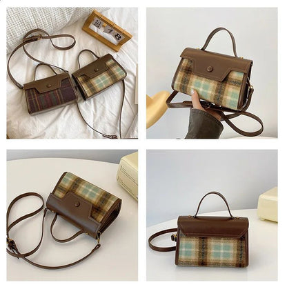 Plaid Crossbody Bag