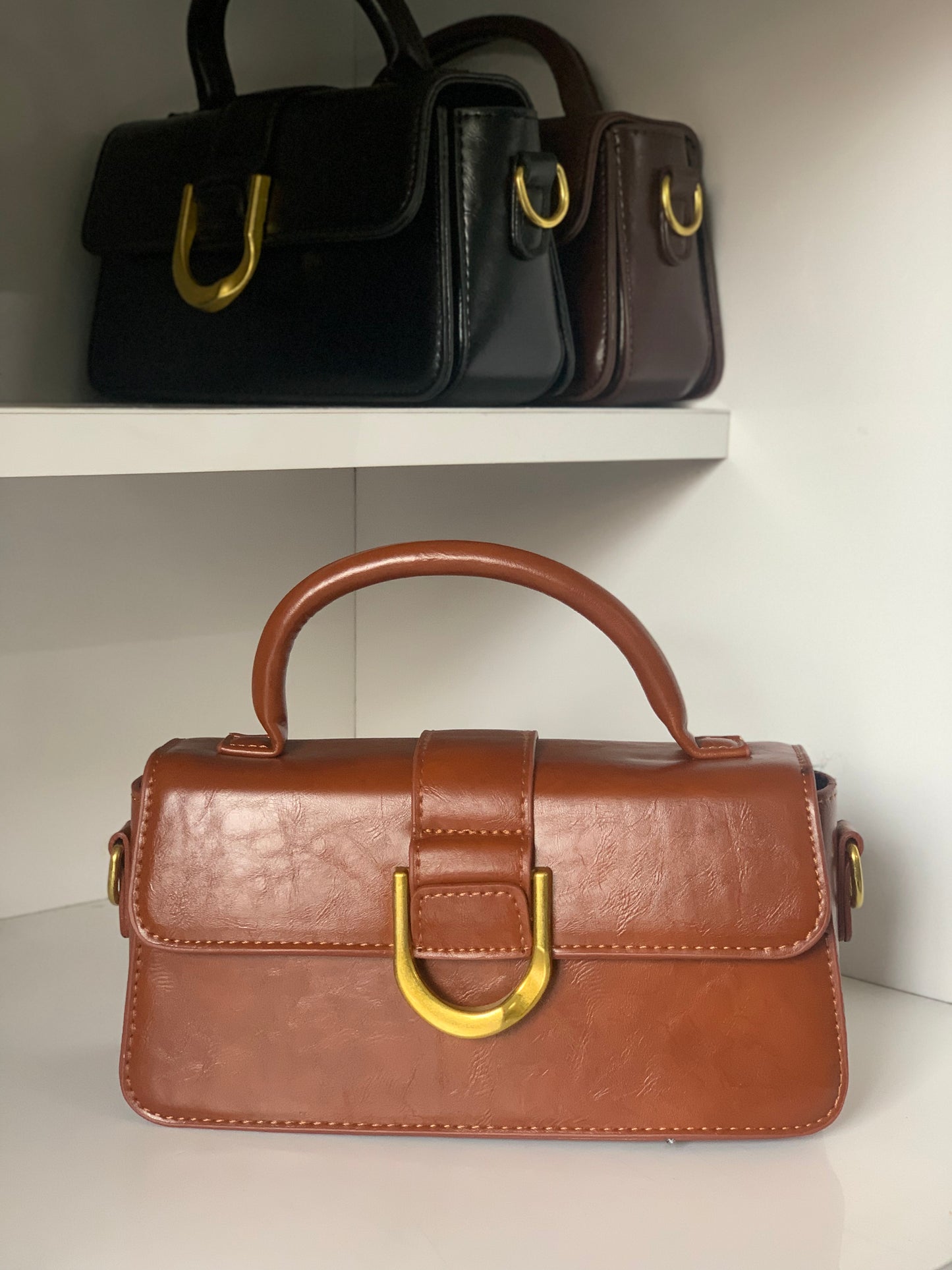 Structured Buckle bag